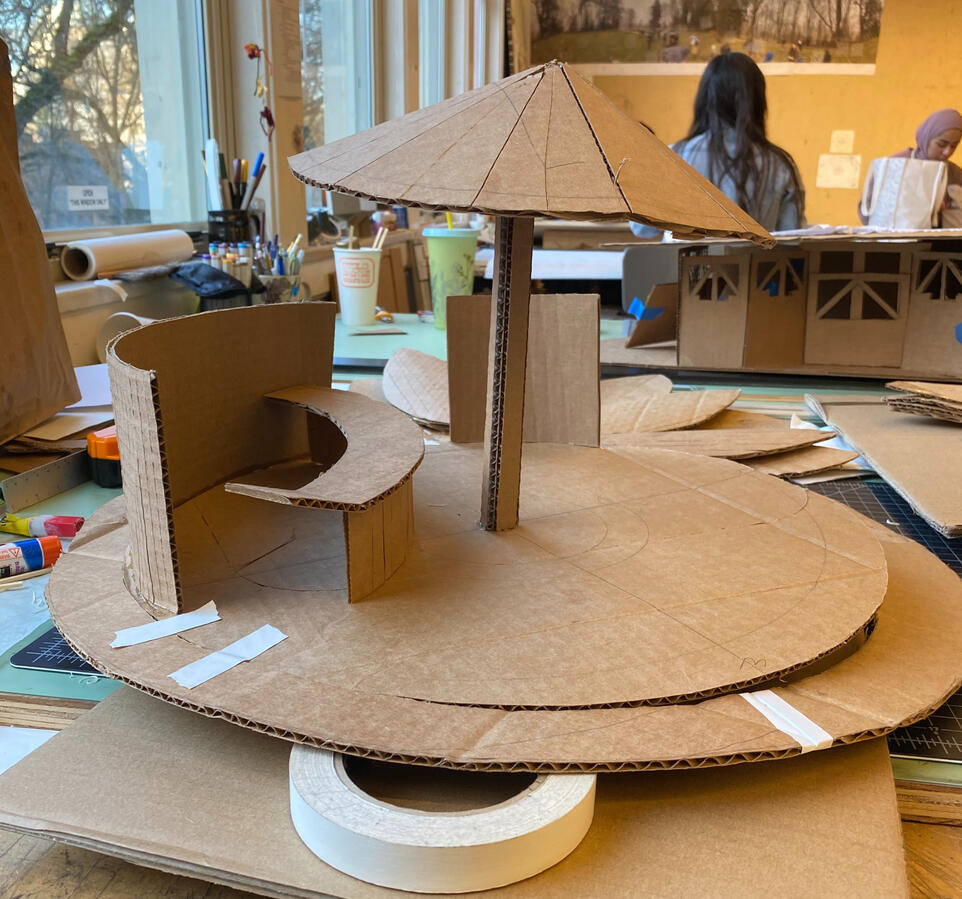 First iteration sketch model.